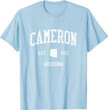 Cameron Arizona AZ T-Shirt Vintage Athletic Sports Design Tee