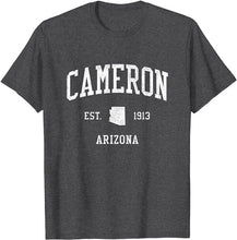 Cameron Arizona AZ T-Shirt Vintage Athletic Sports Design Tee