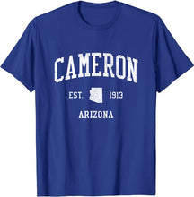 Cameron Arizona AZ T-Shirt Vintage Athletic Sports Design Tee