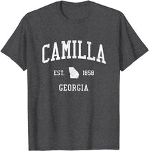 Camilla Georgia GA T-Shirt Vintage Athletic Sports Design Tee