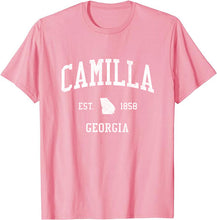 Camilla Georgia GA T-Shirt Vintage Athletic Sports Design Tee