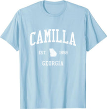 Camilla Georgia GA T-Shirt Vintage Athletic Sports Design Tee