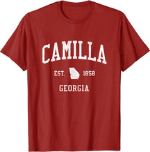 Camilla Georgia GA T-Shirt Vintage Athletic Sports Design Tee