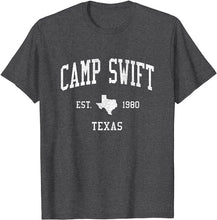 Camp Swift Texas TX T-Shirt Vintage Athletic Sports Design Tee