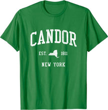 Candor New York NY T-Shirt Vintage Athletic Sports Design Tee