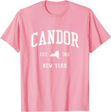 Candor New York NY T-Shirt Vintage Athletic Sports Design Tee