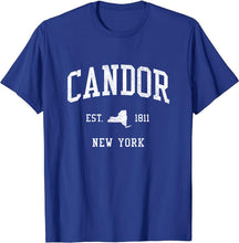 Candor New York NY T-Shirt Vintage Athletic Sports Design Tee