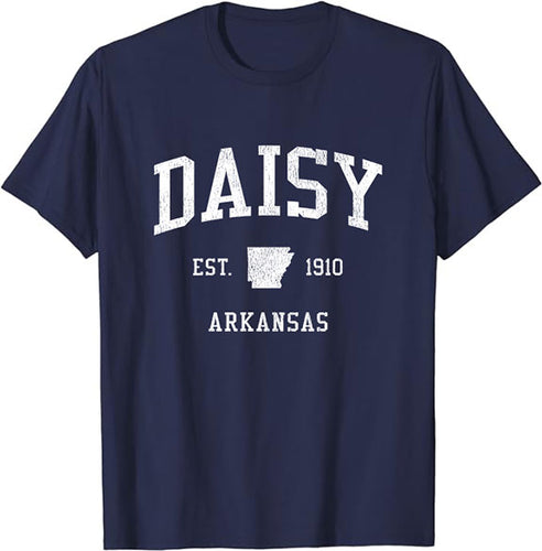 Daisy Arkansas AR T-Shirt Vintage Athletic Sports Design Tee