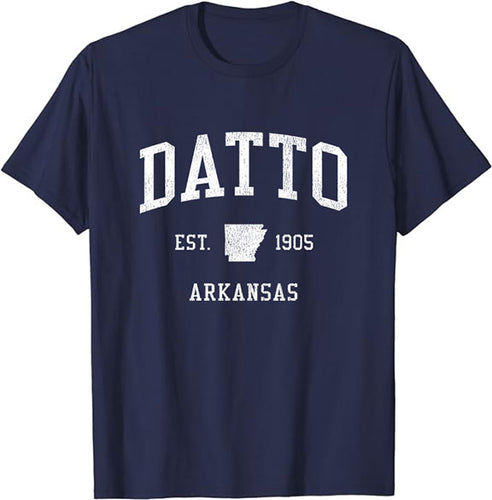 Datto Arkansas AR T-Shirt Vintage Athletic Sports Design Tee