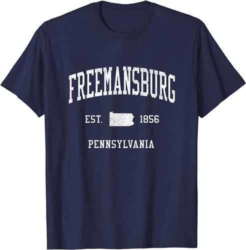 Freemansburg Pennsylvania PA T-Shirt Vintage Athletic Sports Design Tee