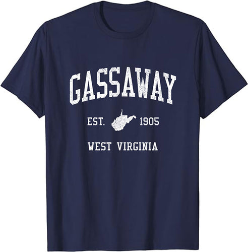 Gassaway West Virginia WV Vintage Athletic Sports Design T-Shirt JS01