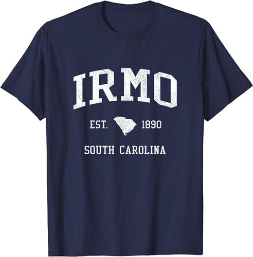 Irmo South Carolina SC T-Shirt Vintage Athletic Sports Design Tee