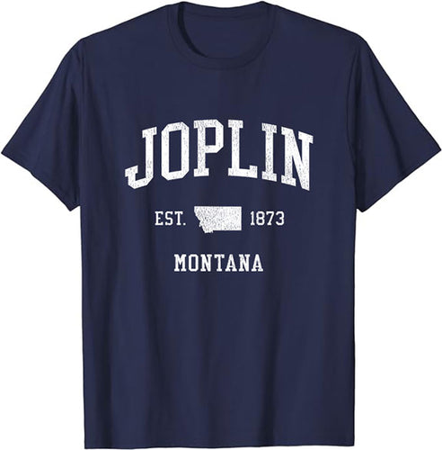 Joplin Montana MT T-Shirt Vintage Athletic Sports Design Tee