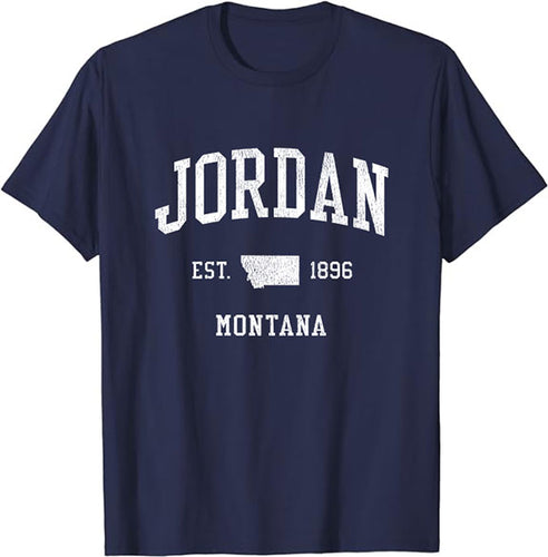 Jordan Montana MT T-Shirt Vintage Athletic Sports Design Tee