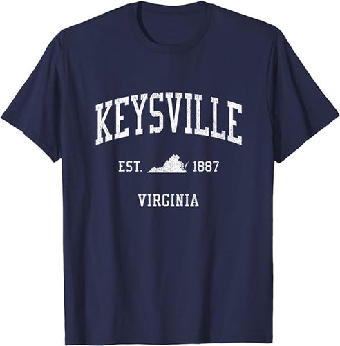 Keysville Virginia VA Vintage Athletic Sports Design T-Shirt JS01