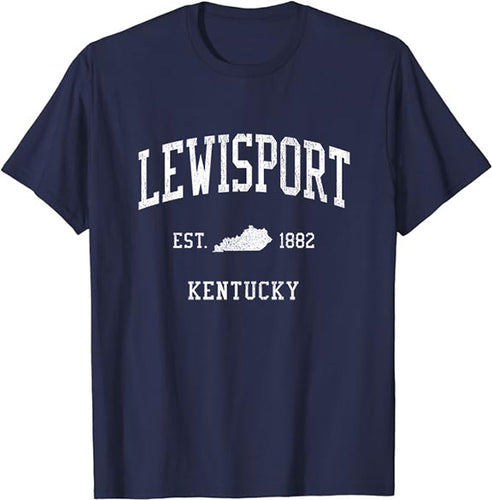 Lewisport Kentucky KY T-Shirt Vintage Athletic Sports Design Tee