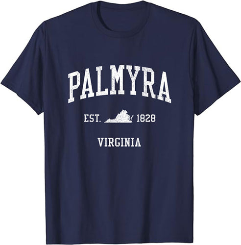 Palmyra Virginia VA Vintage Athletic Sports Design T-Shirt JS01