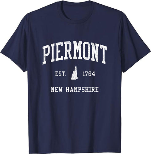 Piermont New Hampshire NH T-Shirt Vintage Athletic Sports Design Tee