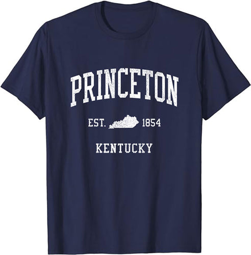 Princeton Kentucky KY T-Shirt Vintage Athletic Sports Design Tee