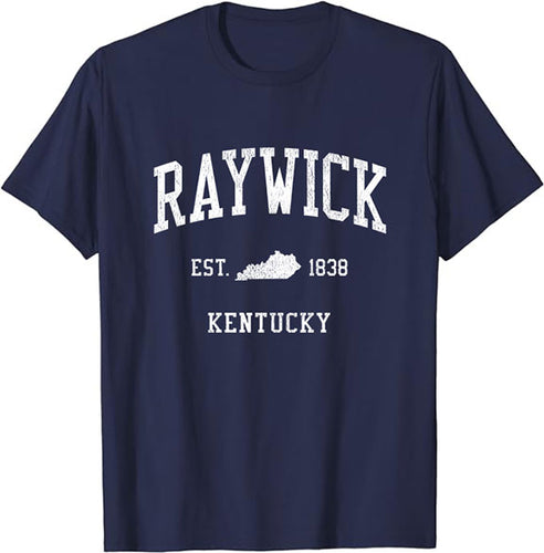 Raywick Kentucky KY T-Shirt Vintage Athletic Sports Design Tee