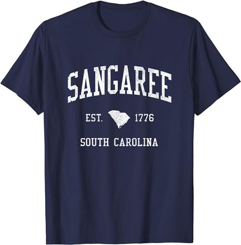 Sangaree South Carolina SC T-Shirt Vintage Athletic Sports Design Tee