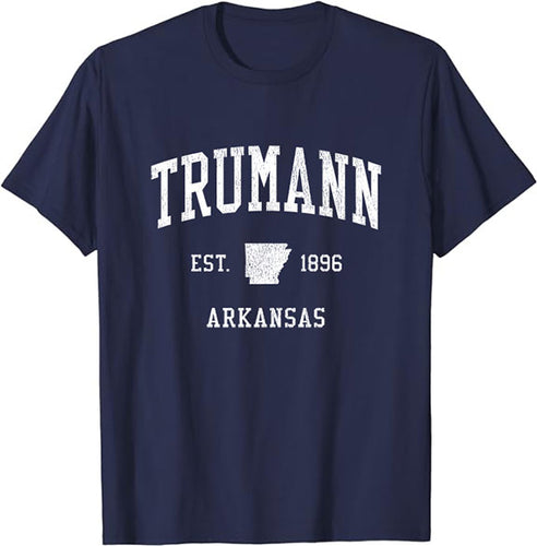 Trumann Arkansas AR T-Shirt Vintage Athletic Sports Design Tee