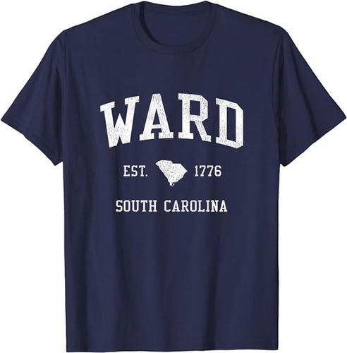 Ward South Carolina SC T-Shirt Vintage Athletic Sports Design Tee