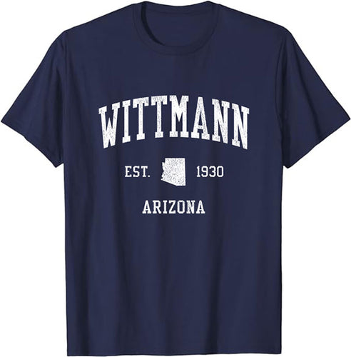 Wittmann Arizona AZ T-Shirt Vintage Athletic Sports Design Tee