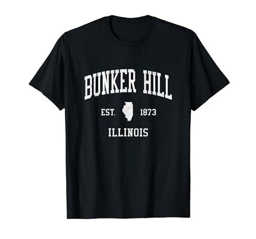 Bunker Hill IL Vintage Athletic Sports JS01 T-Shirt