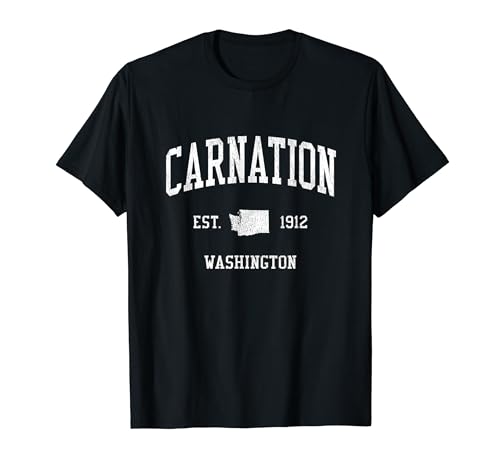 Carnation WA Vintage Athletic Sports JS01 T-Shirt