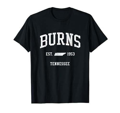 Burns TN Vintage Athletic Sports JS01 T-Shirt