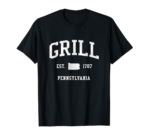 Grill PA Vintage Athletic Sports JS01 T-Shirt