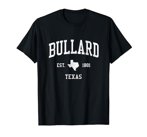 Bullard TX Vintage Athletic Sports JS01 T-Shirt