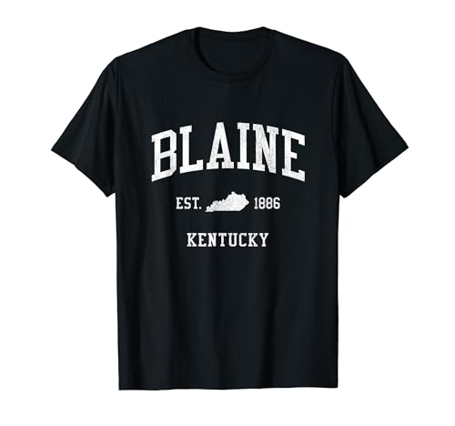 Blaine KY Vintage Athletic Sports JS01 T-Shirt