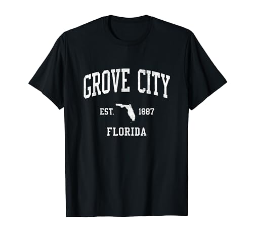 Grove City FL Vintage Athletic Sports JS01 T-Shirt